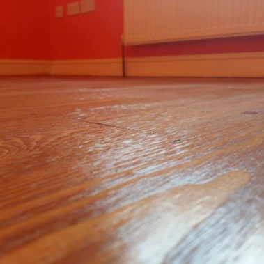 Pine Floor Sanded Gaps Filled And Sealed In York