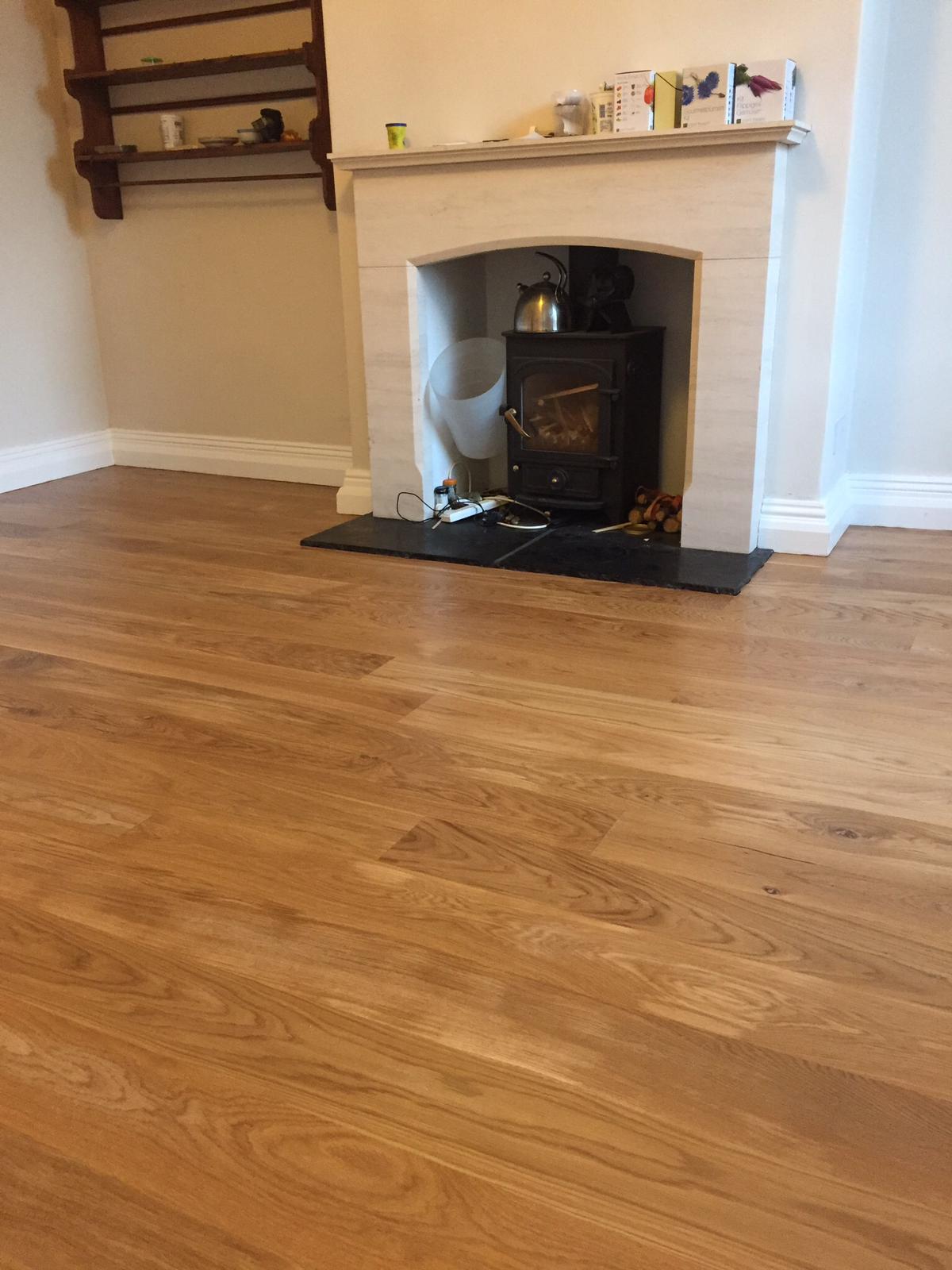 Oak strip flooring unfinished