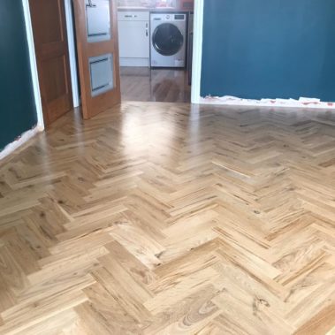 Parquet Floor Installed Hull