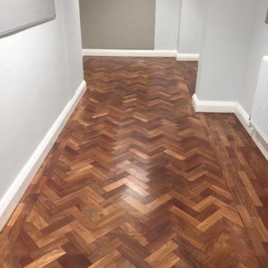 Hymes Collage Floor Restoration