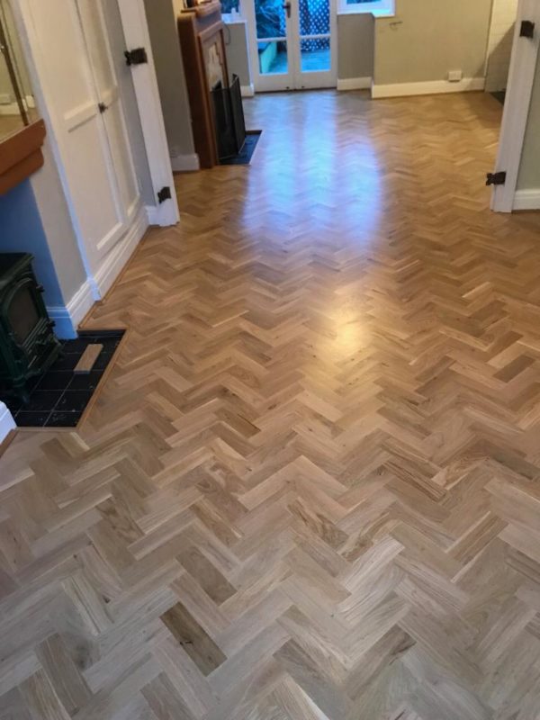 Solid Oak Parquet Installed - Bishopthorpe Road York