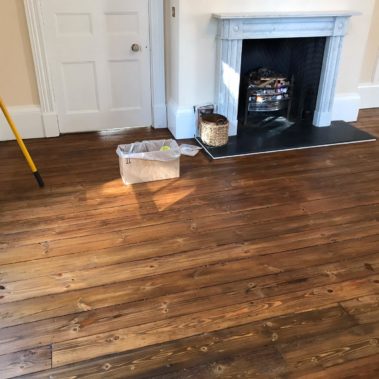 Victorian House Pine Floor Restoration