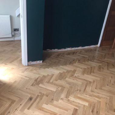 Parquet Floor Installed Hull