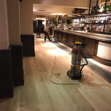 The Browns Pub Floor Restoration