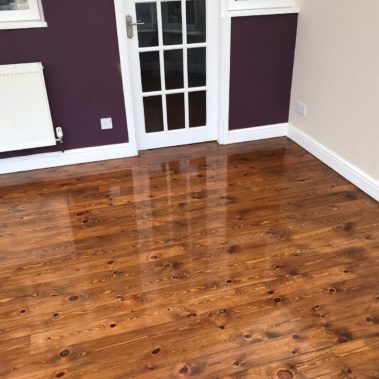 Pine boards floor- Clifton Moor York