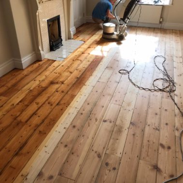 Reclaimed pine boards - Harrogate