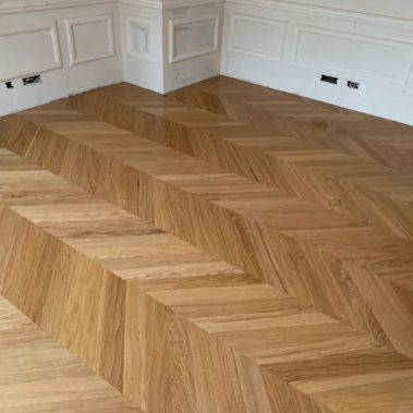 Chevron Parquet Installed in Skipton