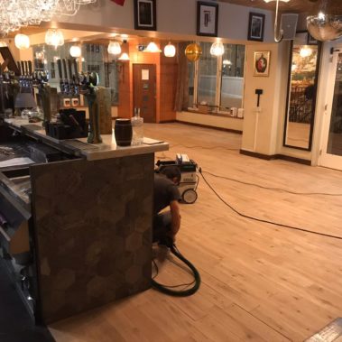 Tom Foolery Pub Floor Restoration
