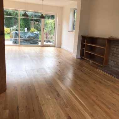 Solid oak strip installation Beverley