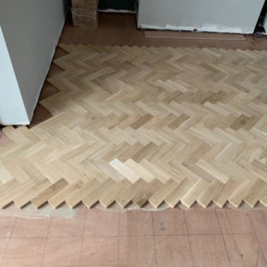 Unfinished Parquet installed Anlaby Hull