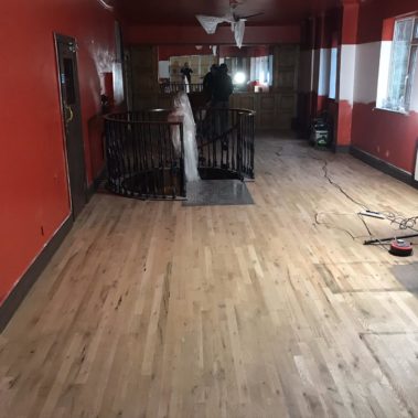 Floor Restoration Blue Bicycle Restaurant York