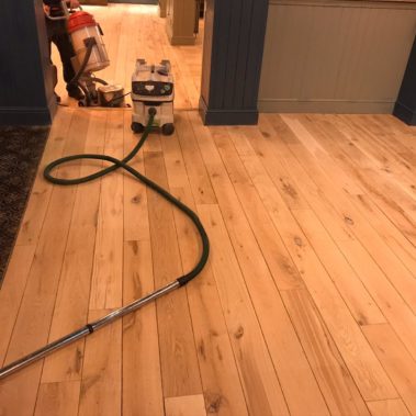 Solid oak strip restoration -The Eldon Pub