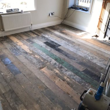 Reclaimed pine boards - Harrogate
