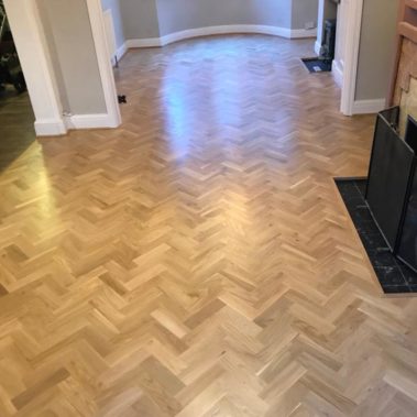 Solid Oak Parquet Installed - Bishopthorpe Road York