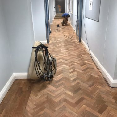 Hymes Collage Floor Restoration