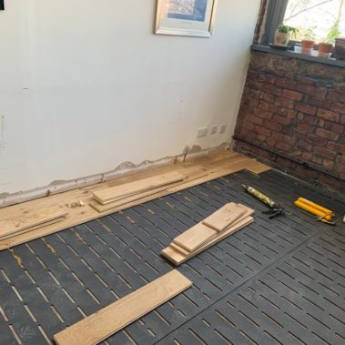 Lime Wash Floor Installation Leeds