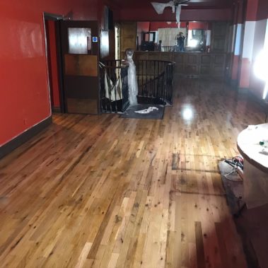 Floor Restoration Blue Bicycle Restaurant York