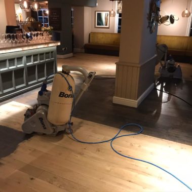 Oak Floor Restoration Old Bulls Head Pub
