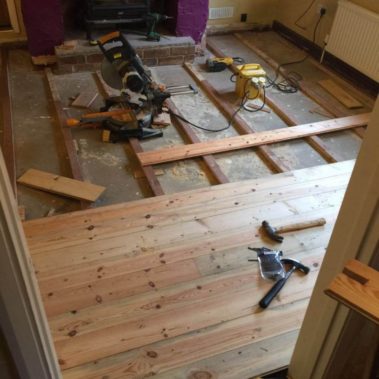 Pontefract Reclaimed Pine Floor