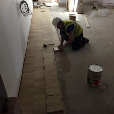 oak parquet Hull University