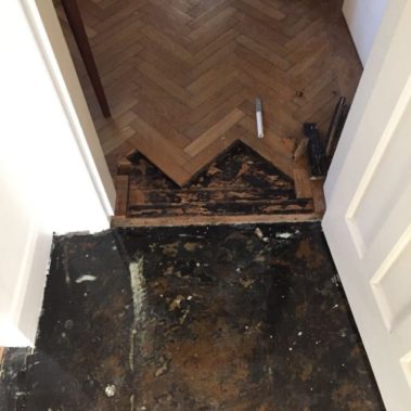 Oak Parquet Floor Laid York