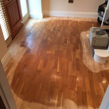 Engineered Oak Floor Restoration