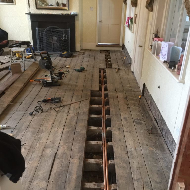 Pine Floor Restore Station House North Cave