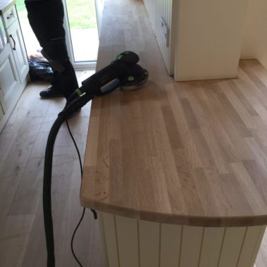 Wood Worktop Sanding