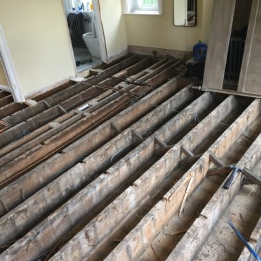 Reclaimed Pine Boards Installation North Cave