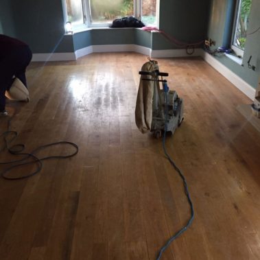White Wash Floor Restoration Barton Upon Humber