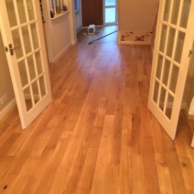 Oak Strip Floor Sanded And Sealed Hull