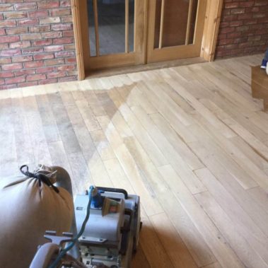 Oak Strip Floor Restoration