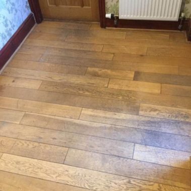 Oak Strip Floor Restoration
