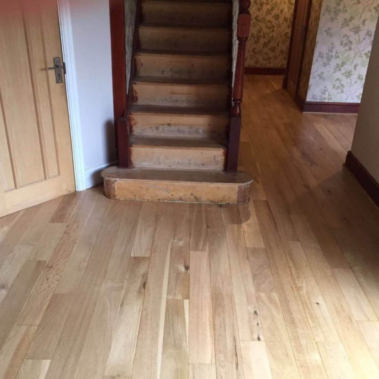 Oak Strip Floor Restoration