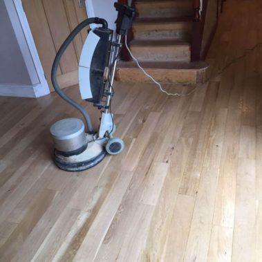 Oak Strip Floor Restoration