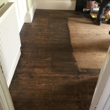 Pine Floor Sanded And Resealed East Parade York