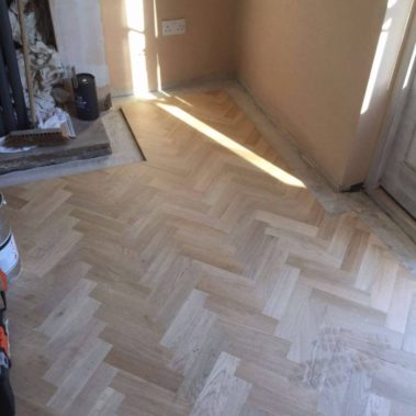 White Washed Parquet Floor Beverley Etton