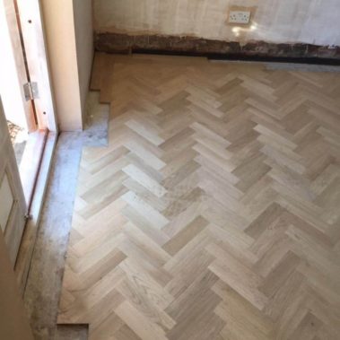 White Washed Parquet Floor Beverley Etton