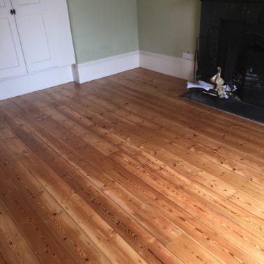 Pine Floor Sanded And Resealed East Parade York