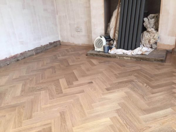 White Washed Parquet Floor Beverley Etton