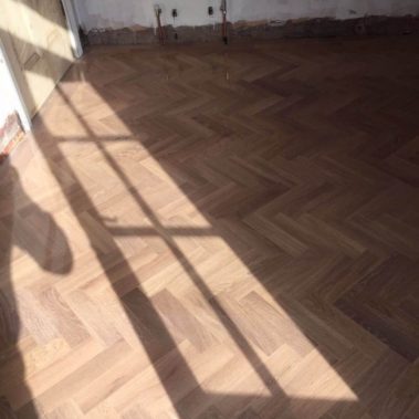 White Washed Parquet Floor Beverley Etton