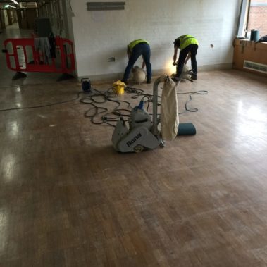 Parquet Floor Restoration Hull University