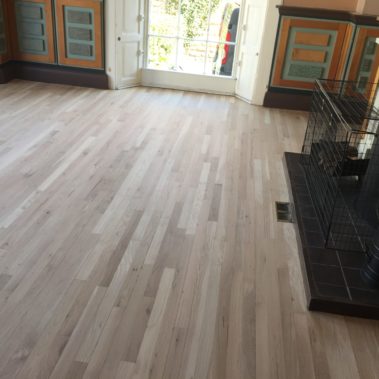 Oak Strip Floor Restore The Church House Pub, Brampton Leeds