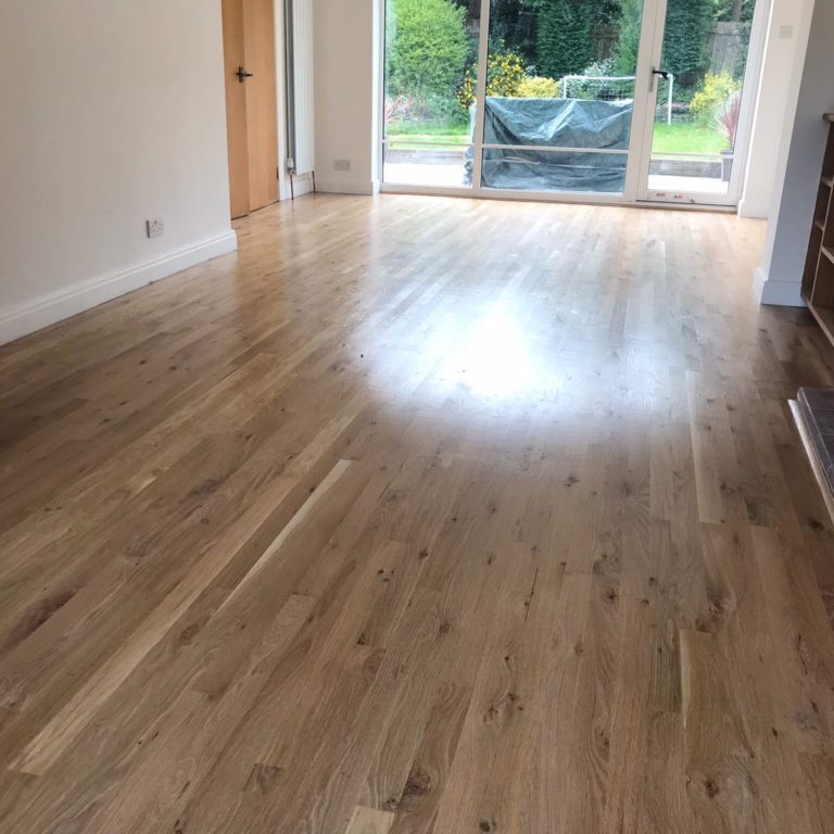 Solid oak strip installation Beverley