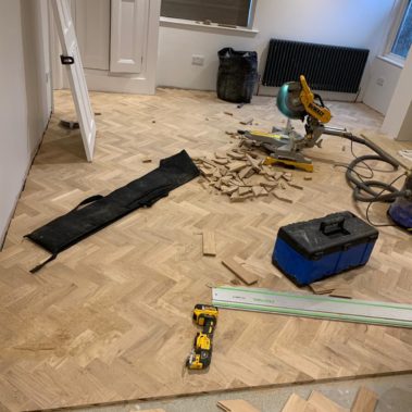 Solid Parquet Installed in Leeds