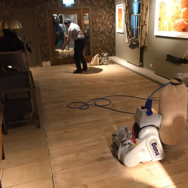 Oak Floor Restoration Old Bulls Head Pub