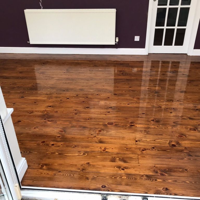 Pine boards floor- Clifton Moor York
