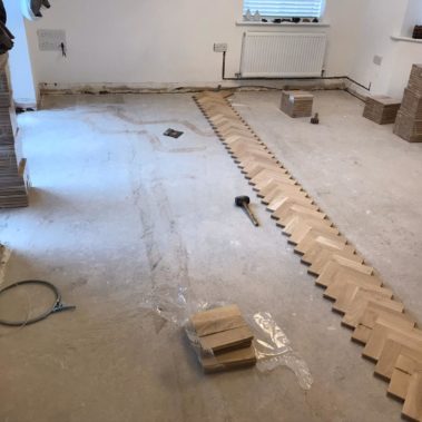 Parquet Floor Installation - Barlby