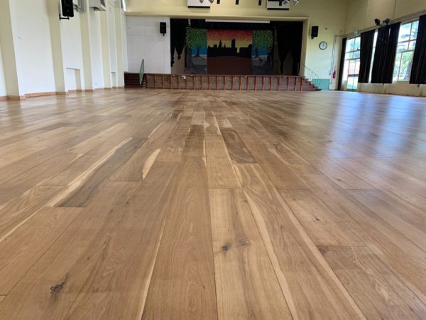 Engineered oak strip- Easingwold Academy