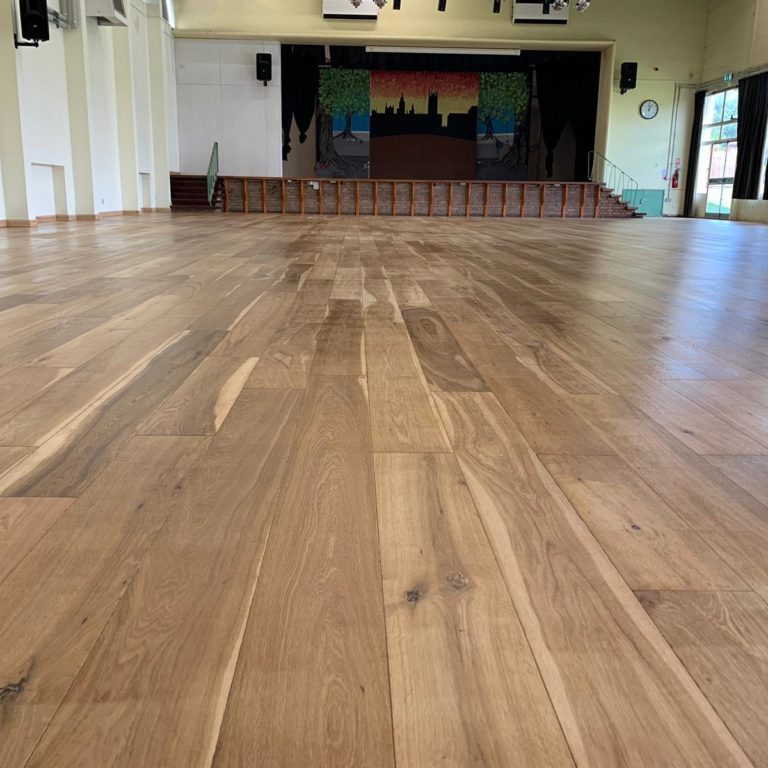 Engineered oak strip- Easingwold Academy